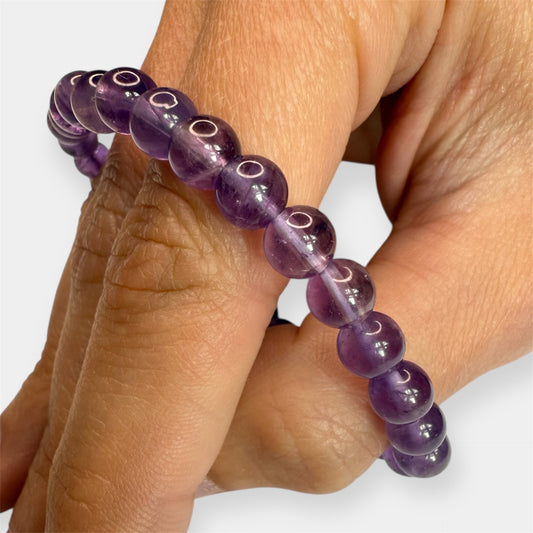 Bracelet boule Améthyste Brésil