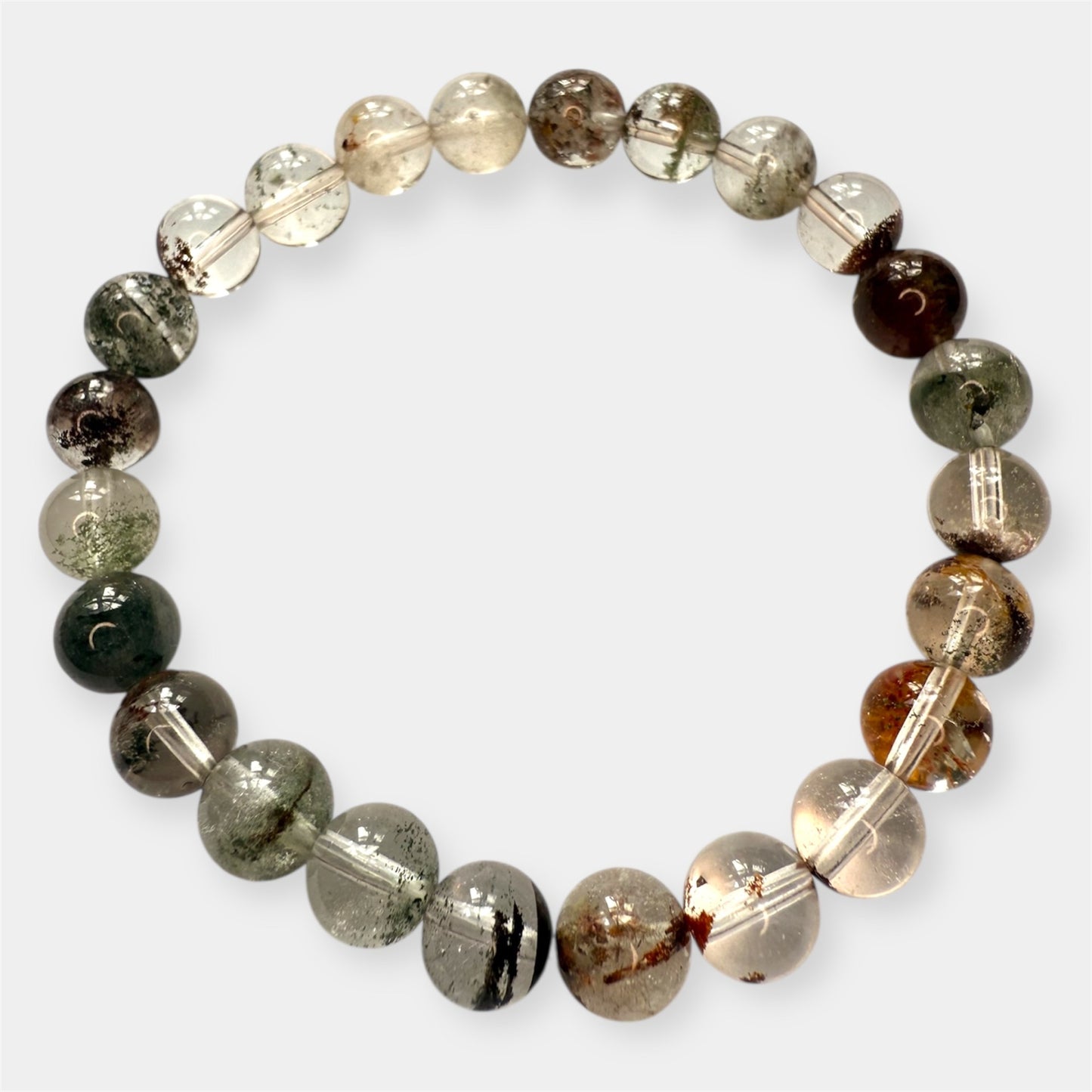 Bracelet boule Quartz Chlorite