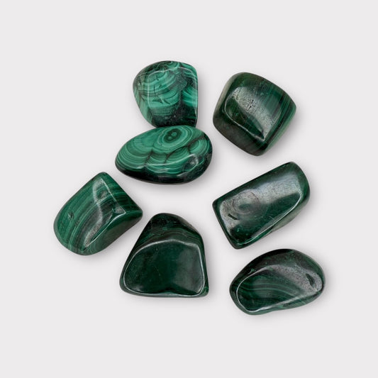 Pierre roulée malachite