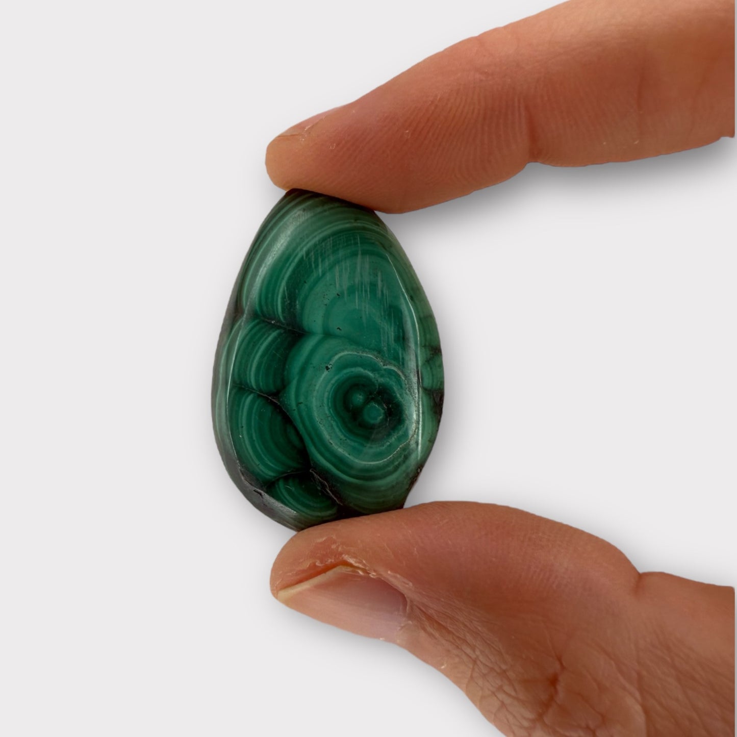 Pierre roulée malachite