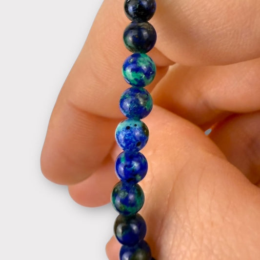 Bracelet azurite malachite
