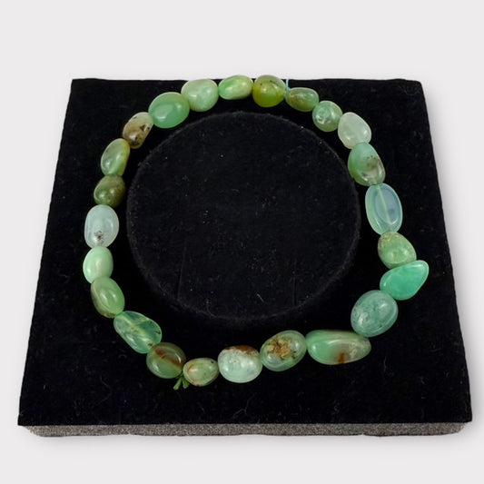 Bracelet chrysoprase
