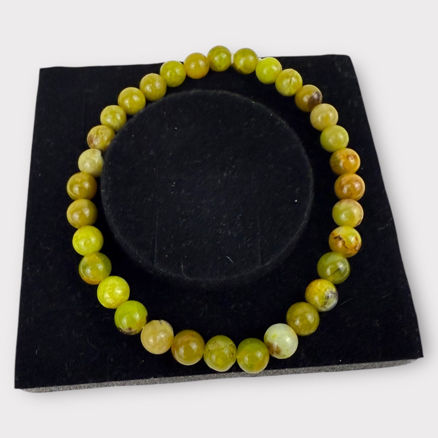 Bracelet opale verte