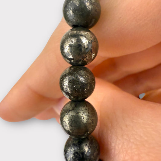 Bracelet pyrite