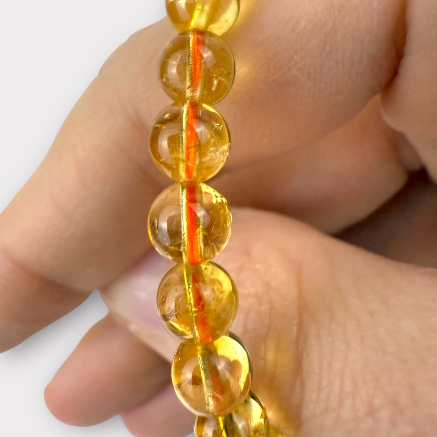 Bracelet citrine naturelle