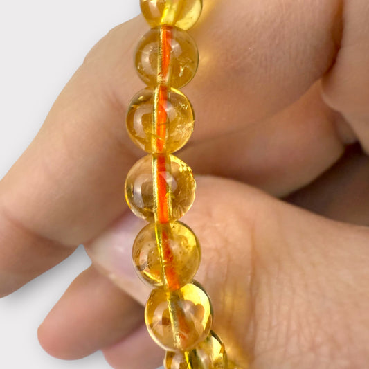 Bracelet citrine naturelle