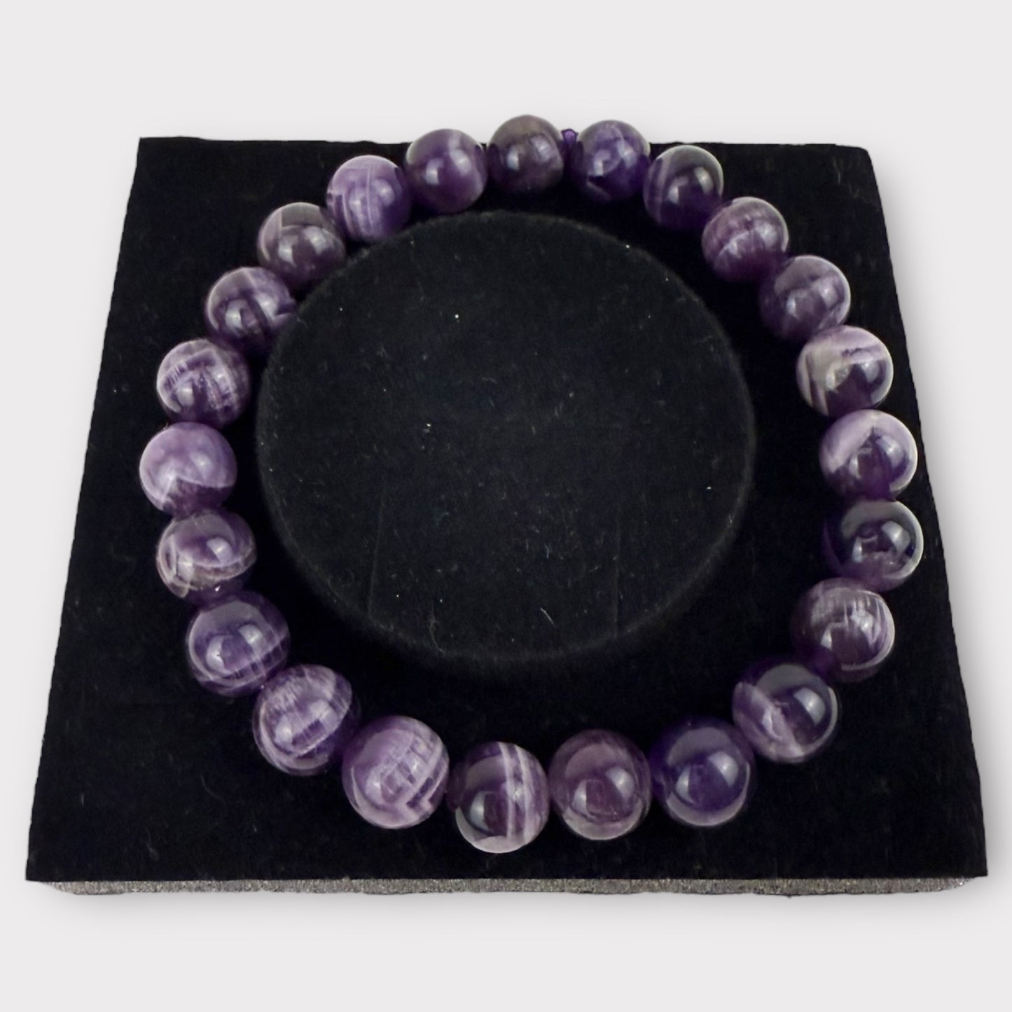 Bracelet améthyste rubanée