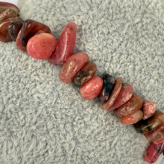 Bracelet baroque rhodonite