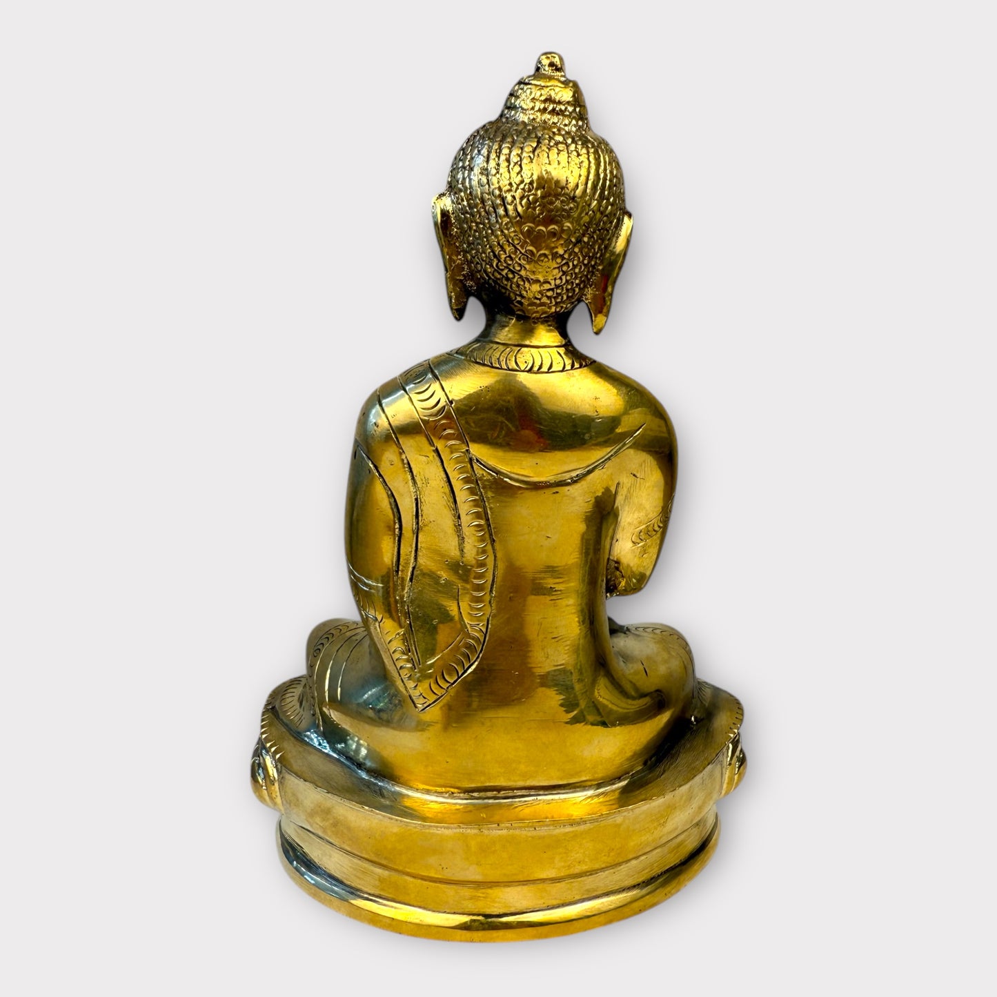 Statue de Bouddha Shakyamuni – Mudra Abhaya & Bol d’Aumône