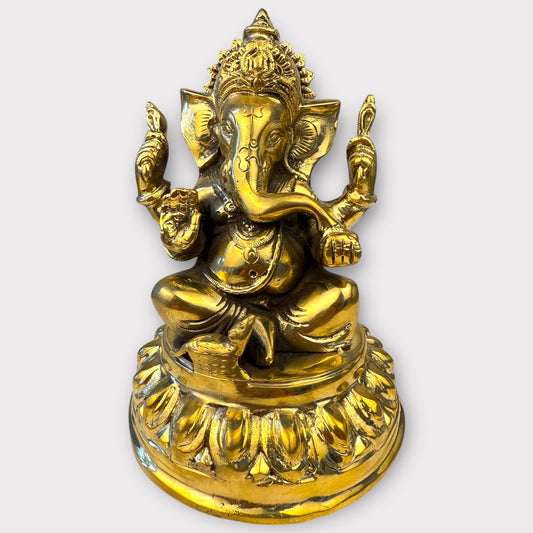 Statue de Ganesh et sa Musaraigne