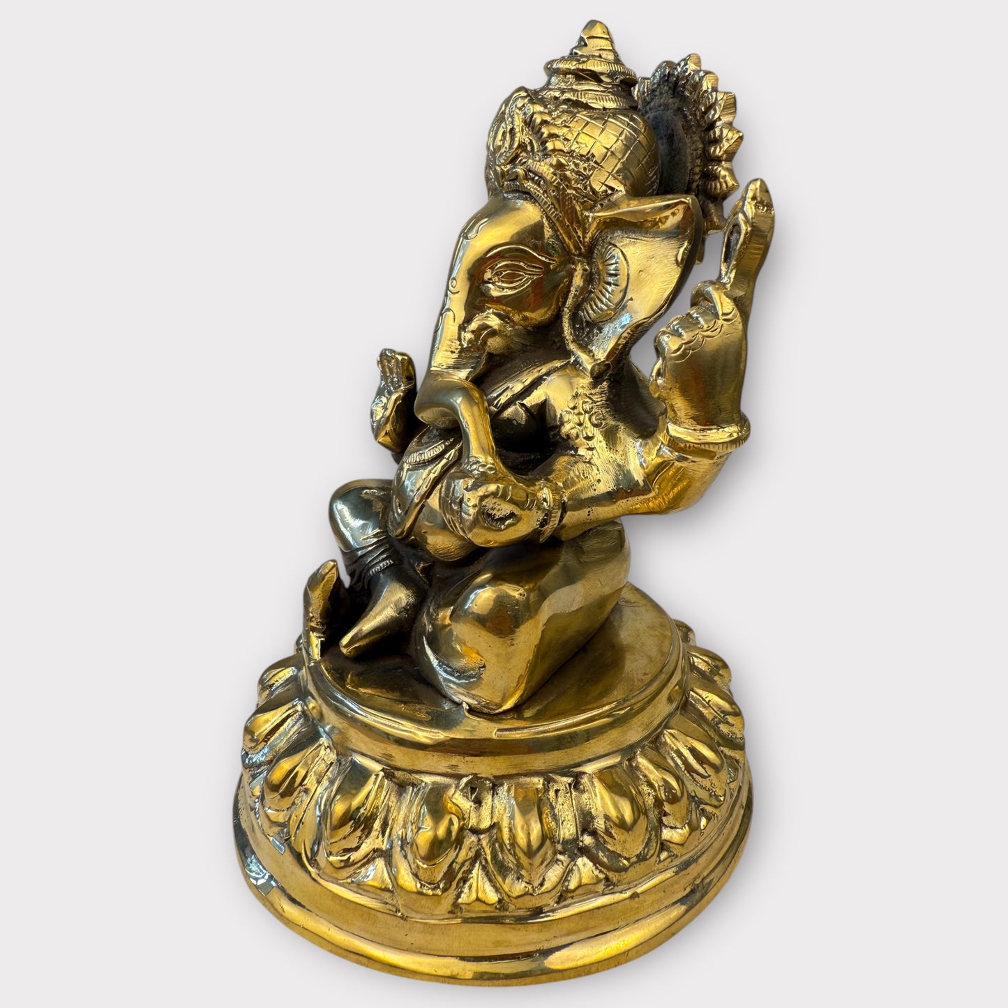 Statue de Ganesh et sa Musaraigne