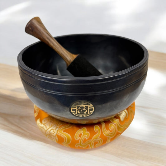 Bol Tibétain Om Sajan Black Edition - Ré - 960g - 183mm