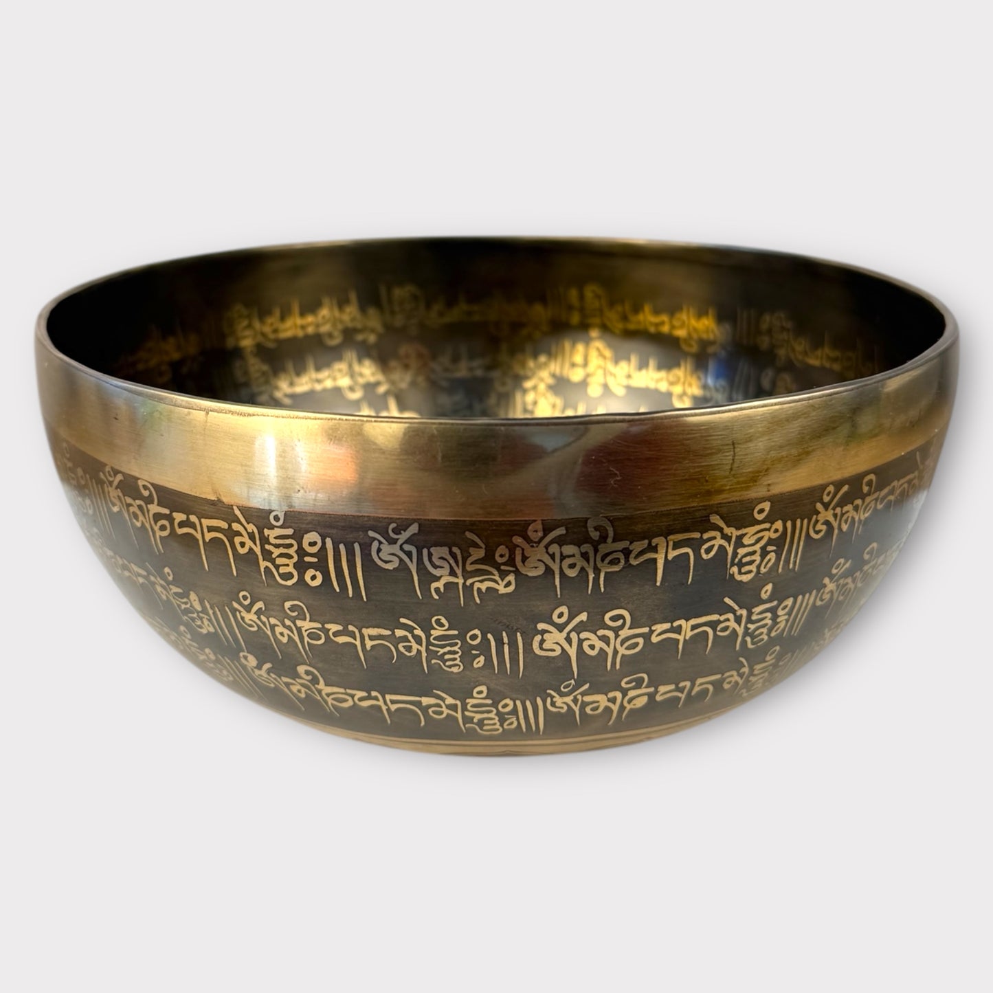 Bol Tibétain Gravé Ré - 1063g - 210mm