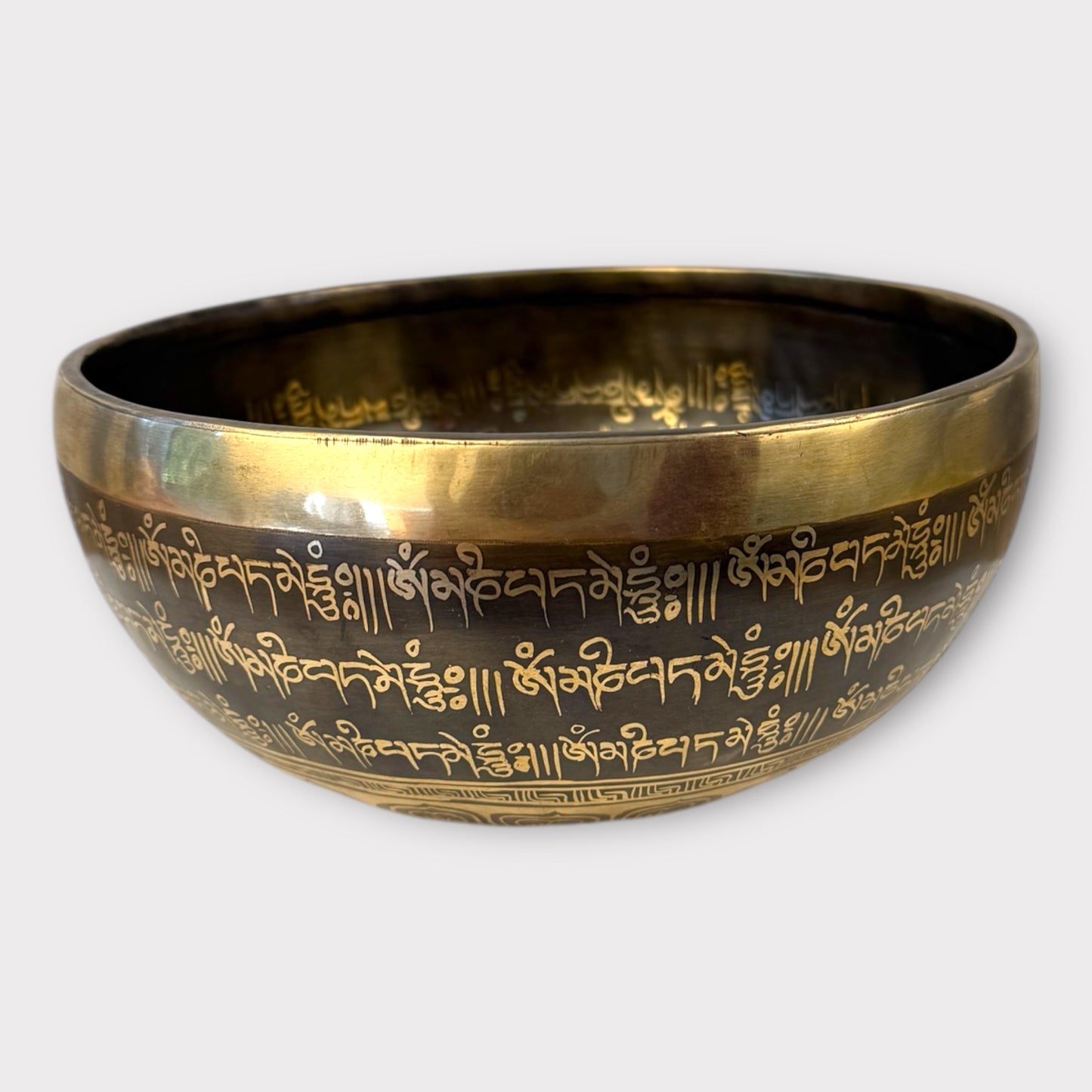 Bol Tibétain Gravé LA - 1410g - 210mm
