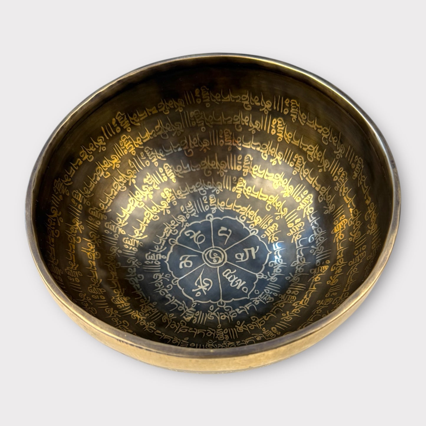 Bol Tibétain Gravé LA - 1410g - 210mm