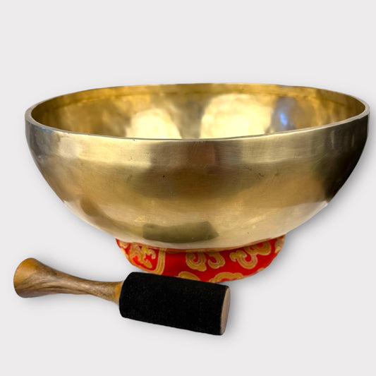 Bol Tibétain 7 Métaux Naturels – Note Si♭ (Si bémol) – 288 mm – 2635 g