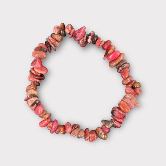 Bracelet baroque rhodonite