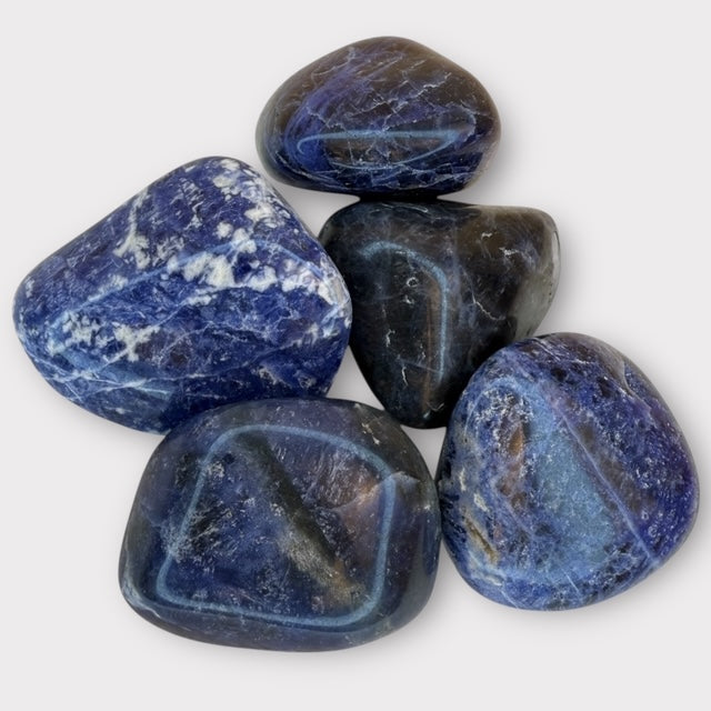 Pierre roulée sodalite