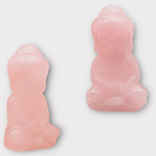 Bouddha indien quartz rose