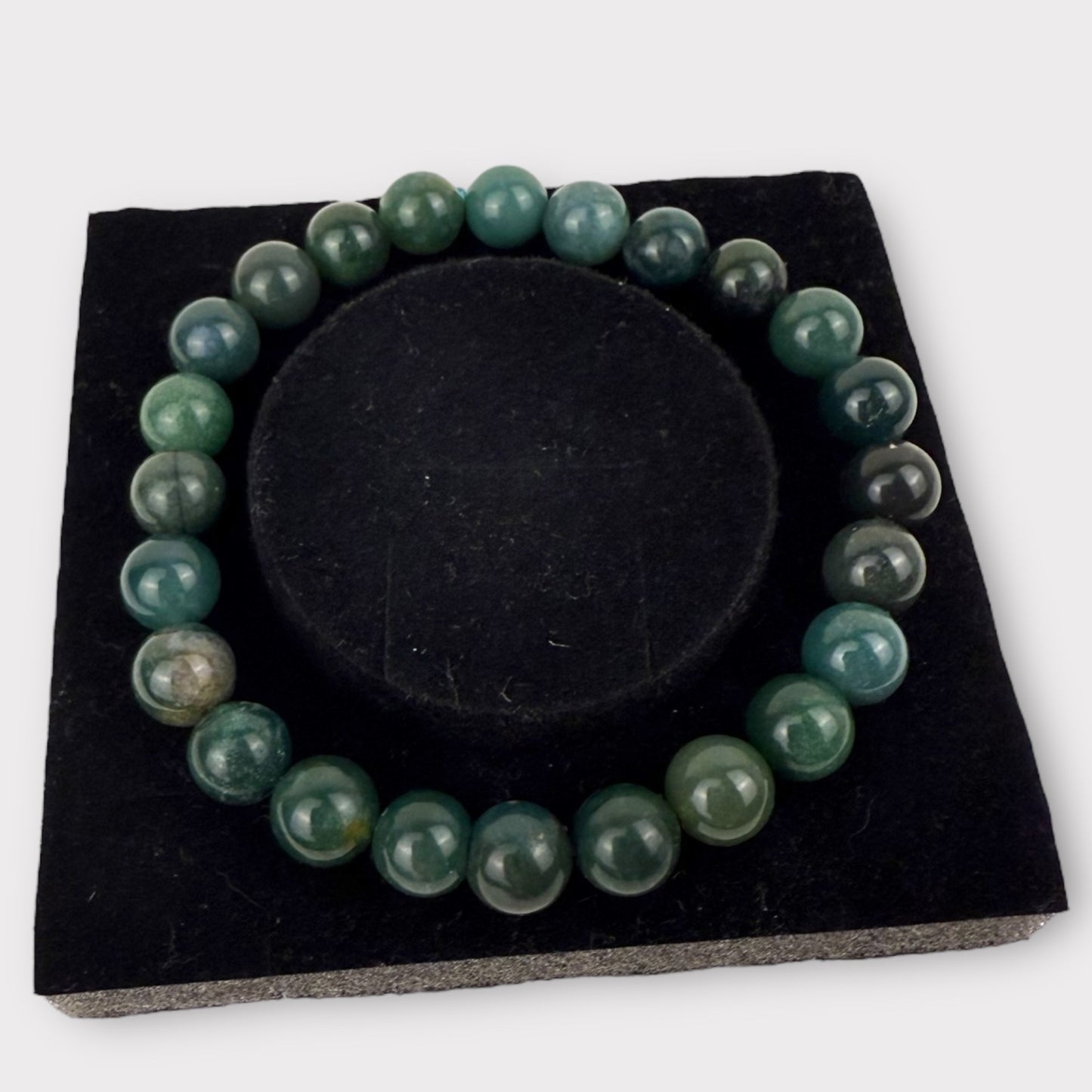Bracelet agate mousse