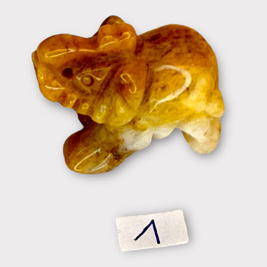 Éléphant aventurine jaune