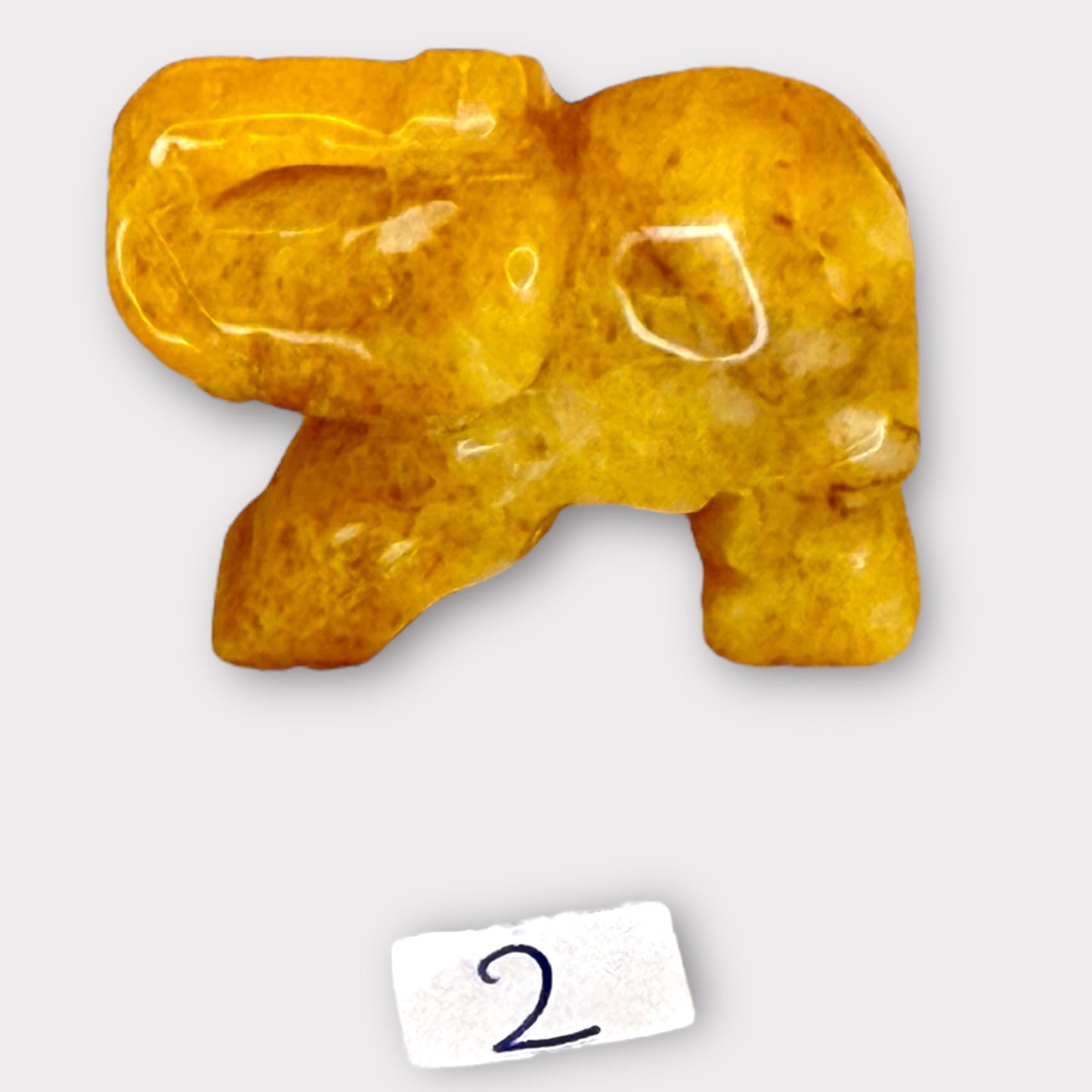 Éléphant aventurine jaune