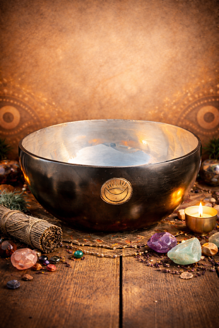 Bols Tibétains Lune Soleil