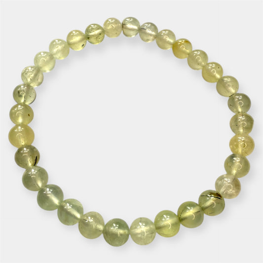 Bracelet boule Préhnite