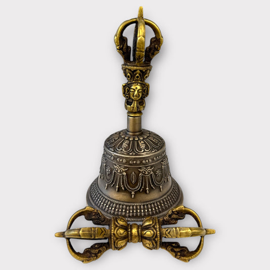 Cloche Tibétaine avec Dorje – Ganta 170 mm
