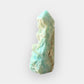 Pointe semi polie aragonite bleue (rare)