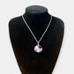 Pendentif  pierre roulée Améthyste rubanée