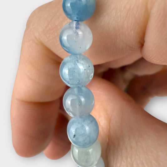 Bracelet aigue marine