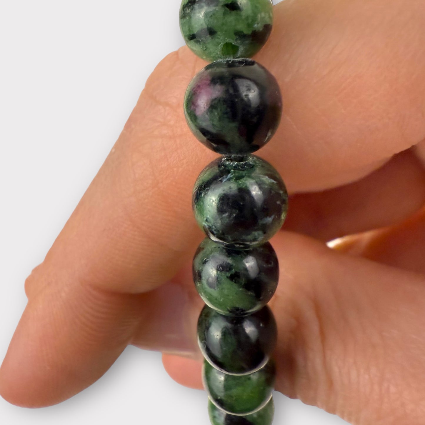 Bracelet rubis zoisite