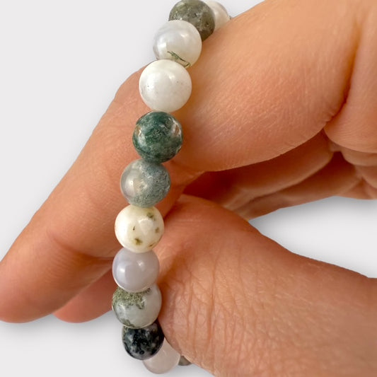 Bracelet agate arbre