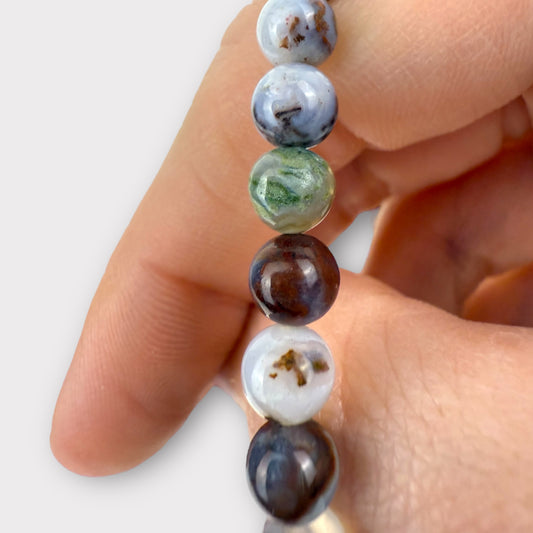 Bracelet agate crazy lace