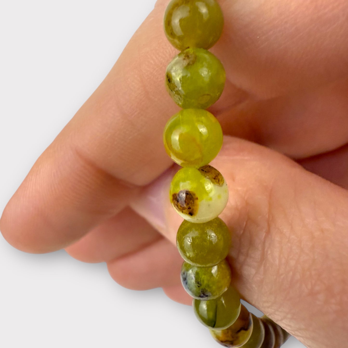 Bracelet opale verte