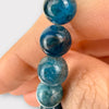 Bracelet apatite bleue AB
