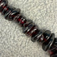 Bracelet baroque grenat rouge
