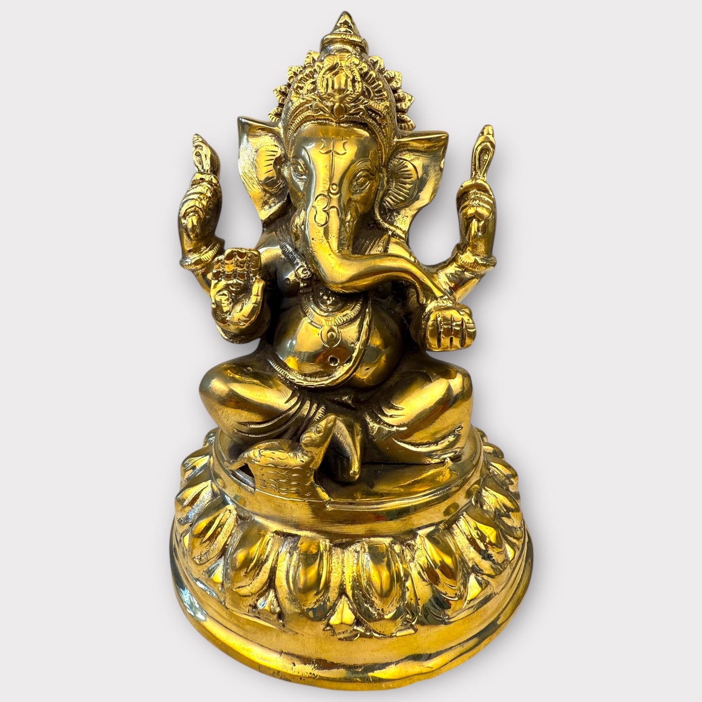 Statue de Ganesh et sa Musaraigne