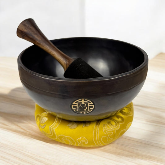 Bol Tibétain Om Sajan Black Edition - MI - 761g - 165mm
