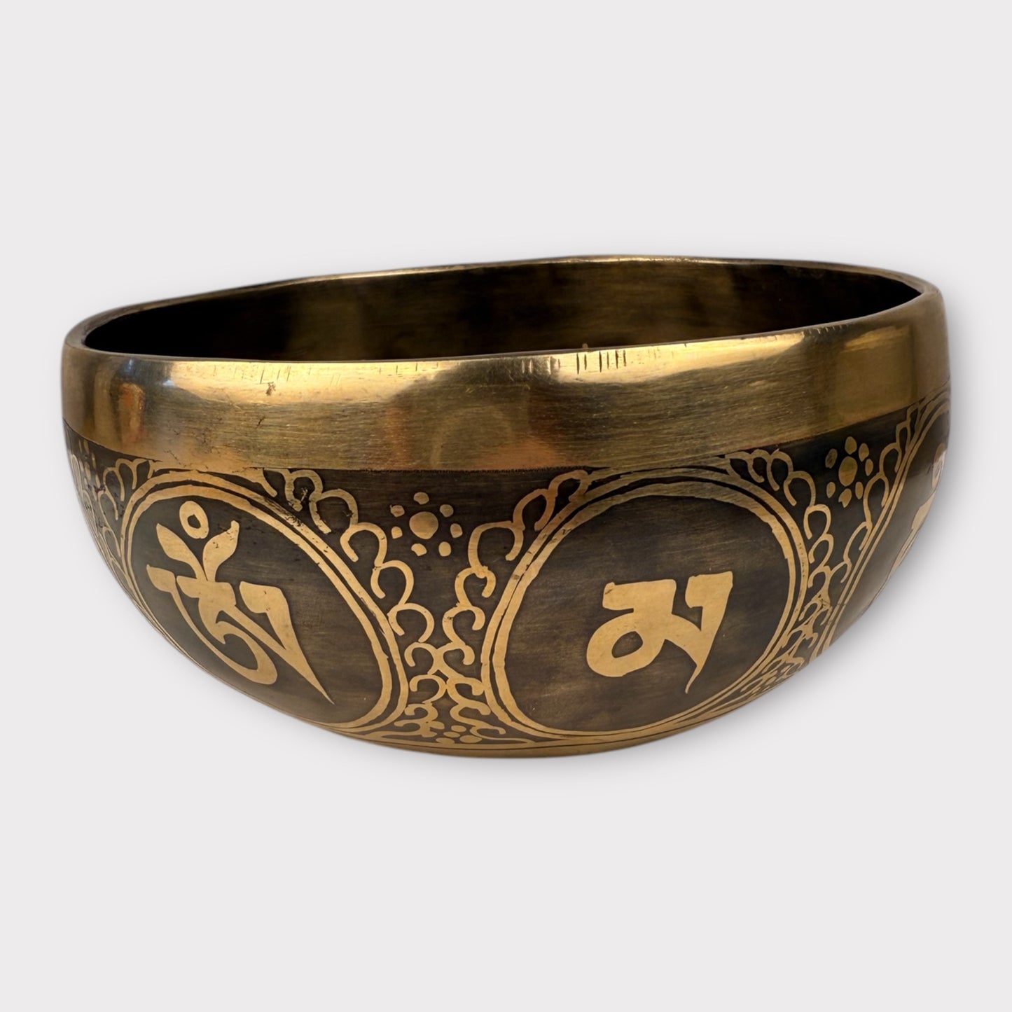 Bol Tibétain Gravé SI - 408g - 123mm
