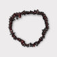 Bracelet baroque grenat rouge