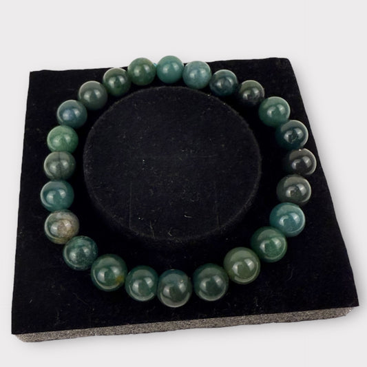 Bracelet agate mousse