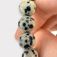 Bracelet jaspe dalmatien