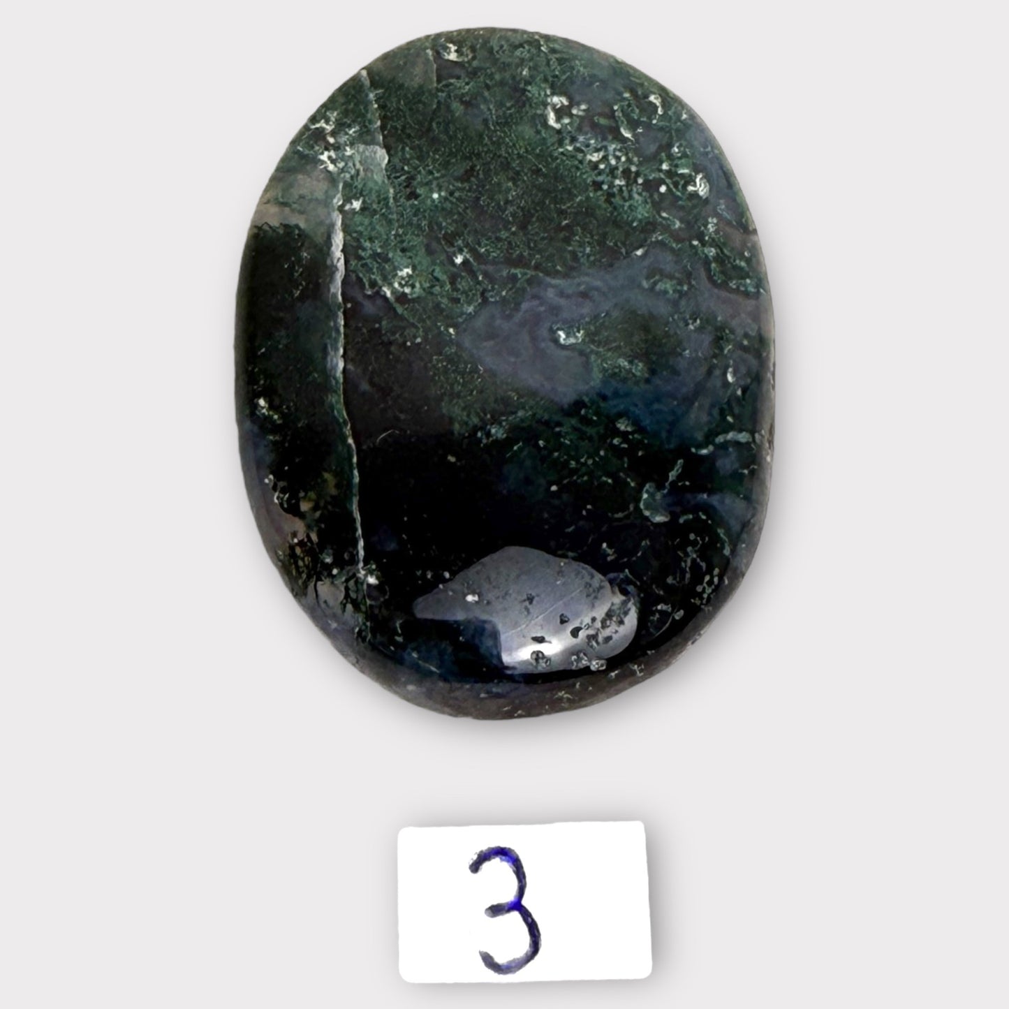 Galet anti stress agate mousse