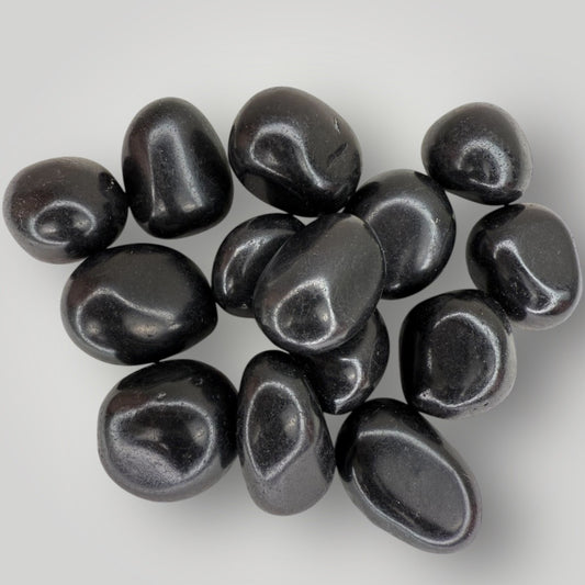 Pierre roulée shungite noire