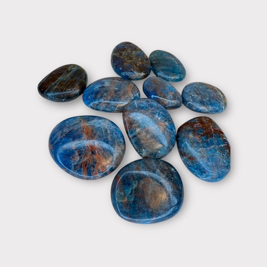 Pierre roulée apatite bleue